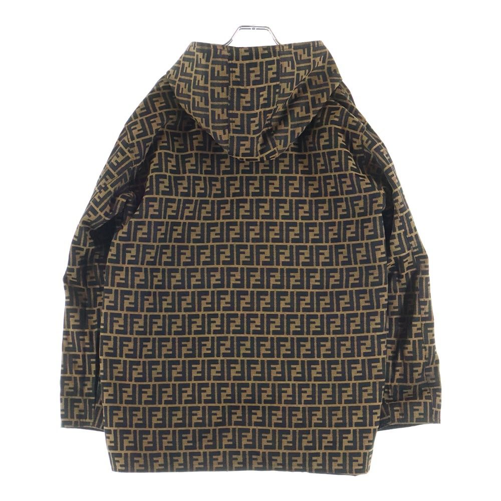 FENDI (フェンディ) FFズッカ リバーシブルフーデッドジャケット