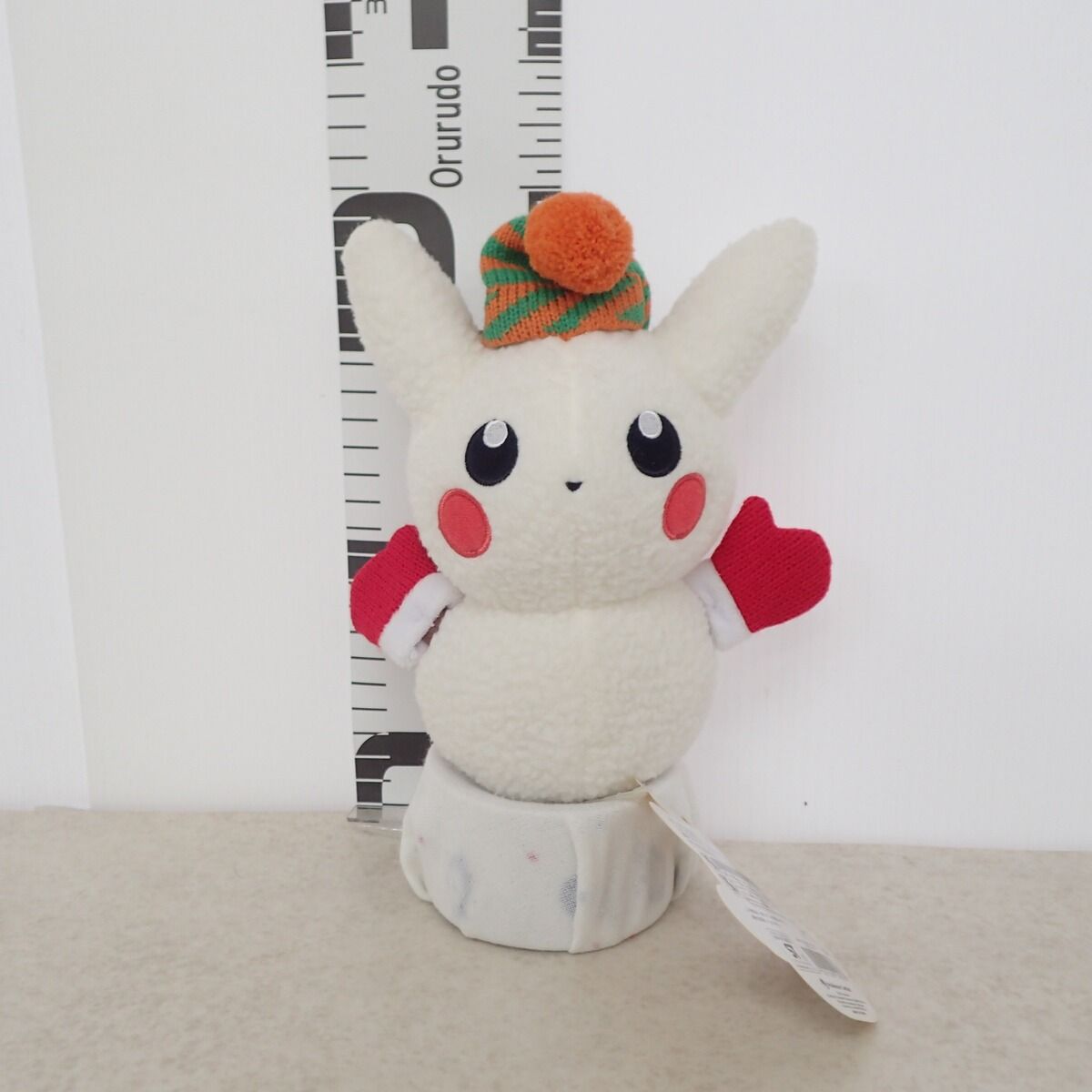 【タグ付き】ポケモンセンター　ポケだるま　ピカチュウ　ぬいぐるみ ポケモンセンター ぬいぐるみ ポケだるま ピカチュウ 紙タグ付き