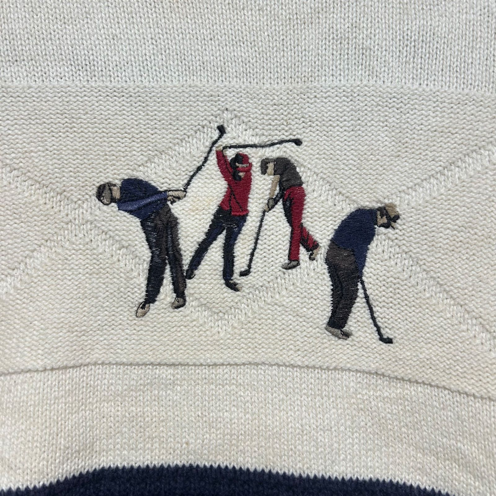 PINNACLE COLLECTION ピナクルコレクション ゴルフ 刺繍 ボーダー 