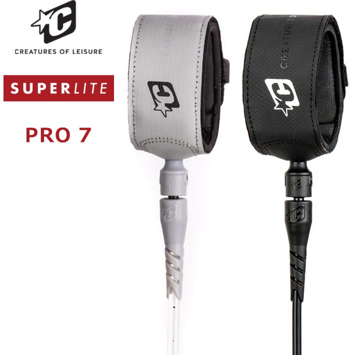 CREATURES OF LEISURE クリエイチャーズ ミッドボード用リーシュコード SUPERLITE PRO 7 (2.1mmx7mm) スーパーライト プロ7フィート クリエイチャーリーシュコードパワーコード