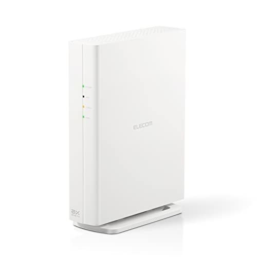 エレコム Wifi ルーター 無線LAN 最新規格 Wi-Fi6 11ax / 11ac IPv6対応 (IPoE) AX3000 2402+574Mbps 有線Giga 縦置き・壁掛け対応 ビームフォーミングZ 【 iPhone/iPad/ 00e943d9