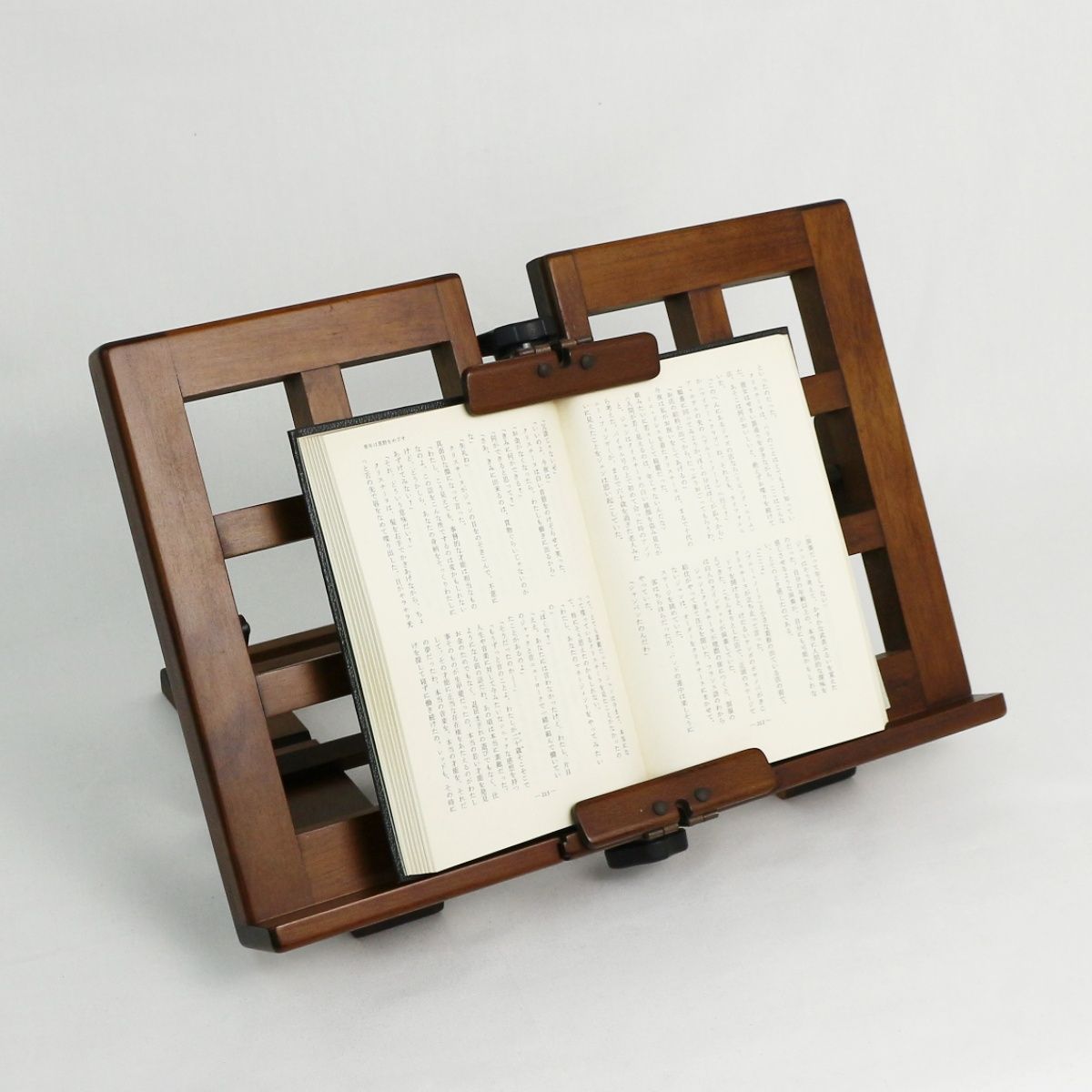 ST] 美品 豊岡 クラフト 書見台 ブック スタンド 読書 新書見台 木製