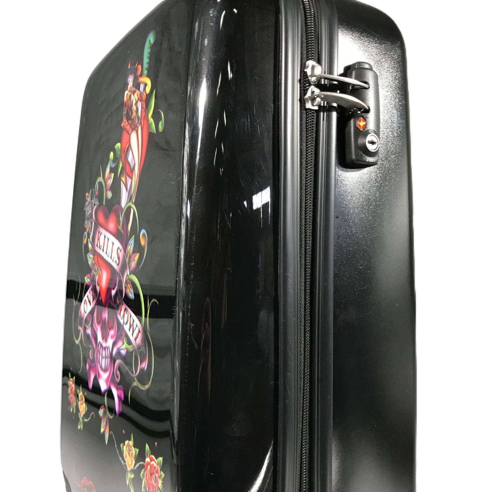 希少✨ Ed Hardy エドハーディー スーツケース キャリーケース カート 
