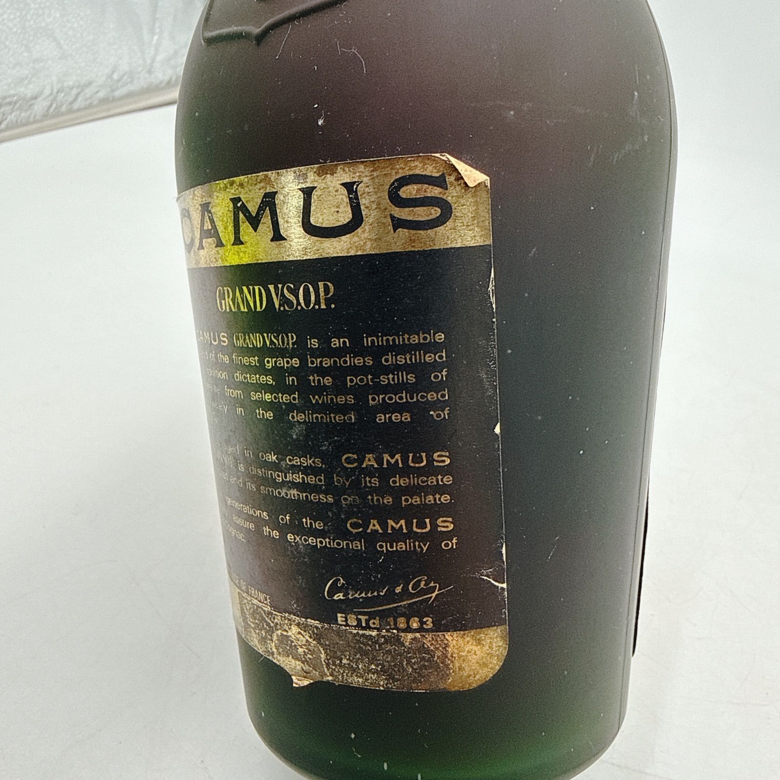 未開栓 CAMUS GRAND VSOP 700ml コニャック 古酒 - メルカリ