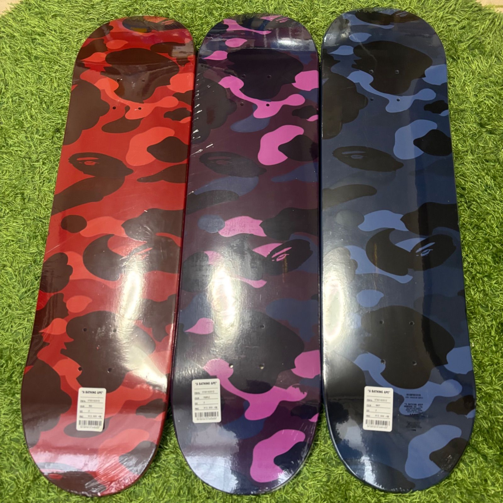 フォロー10%OFF】A Bathing Ape Color Camo Skateboard Deck “Purple 