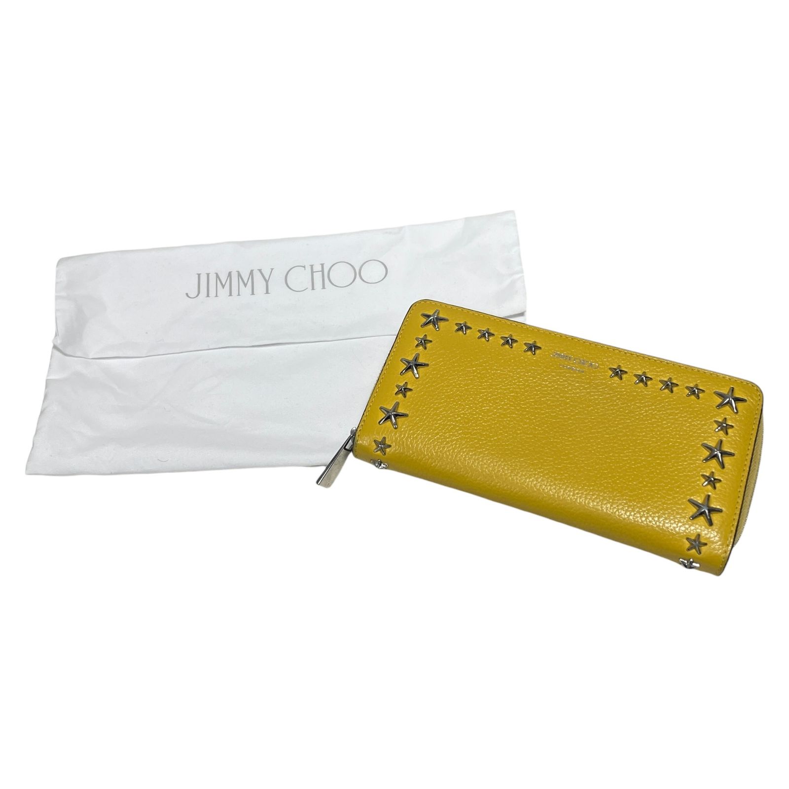 ジミーチュウ 長財布 ☆ スタースタッズ ラウンドファスナー♪ 新品 