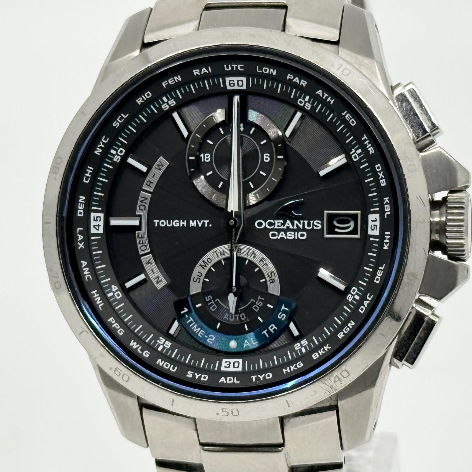 CASIO カシオ OCEANUS オシアナス OCW-T1000 ブラック ソーラー電波 