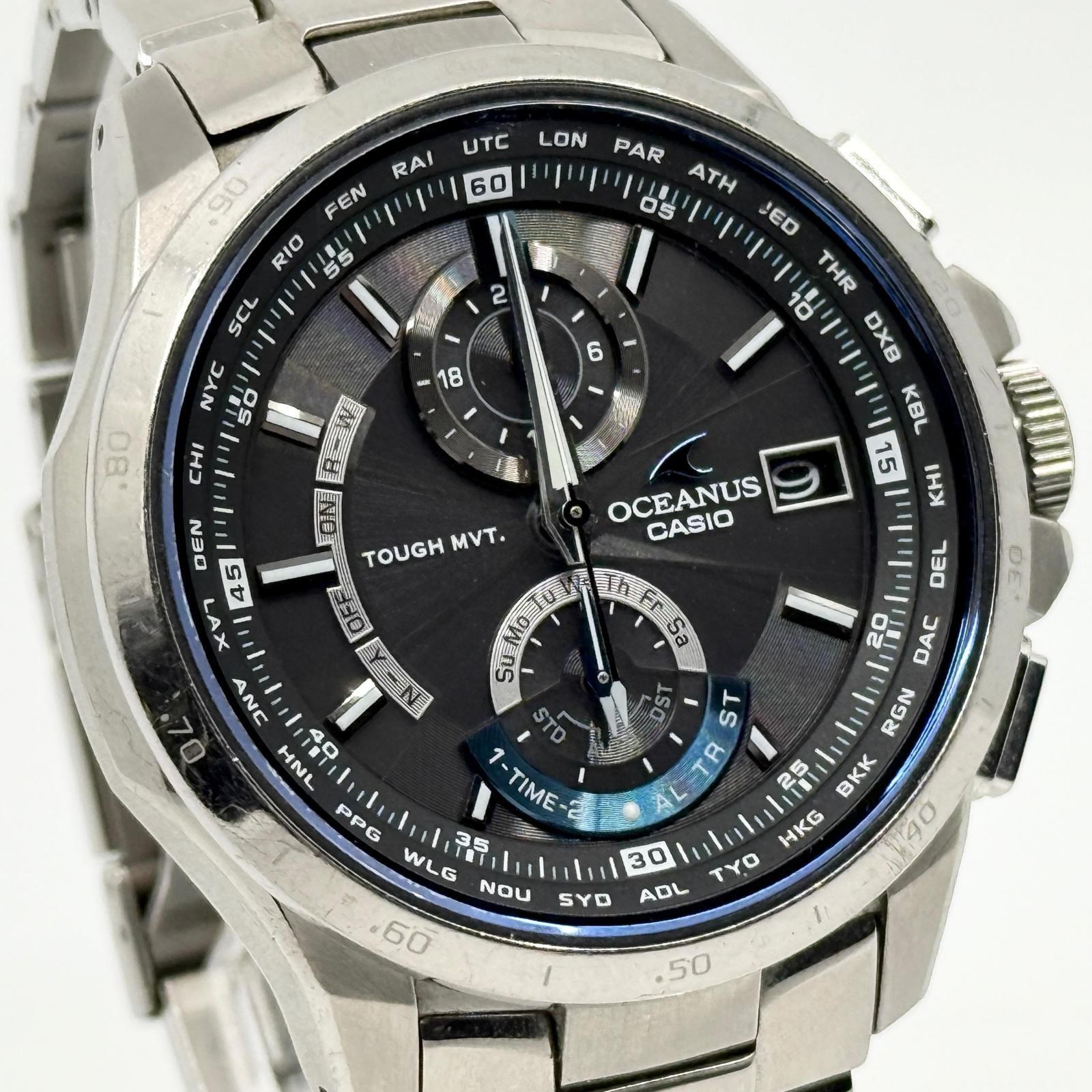 CASIO カシオ OCEANUS オシアナス OCW-T1000 ブラック ソーラー電波 