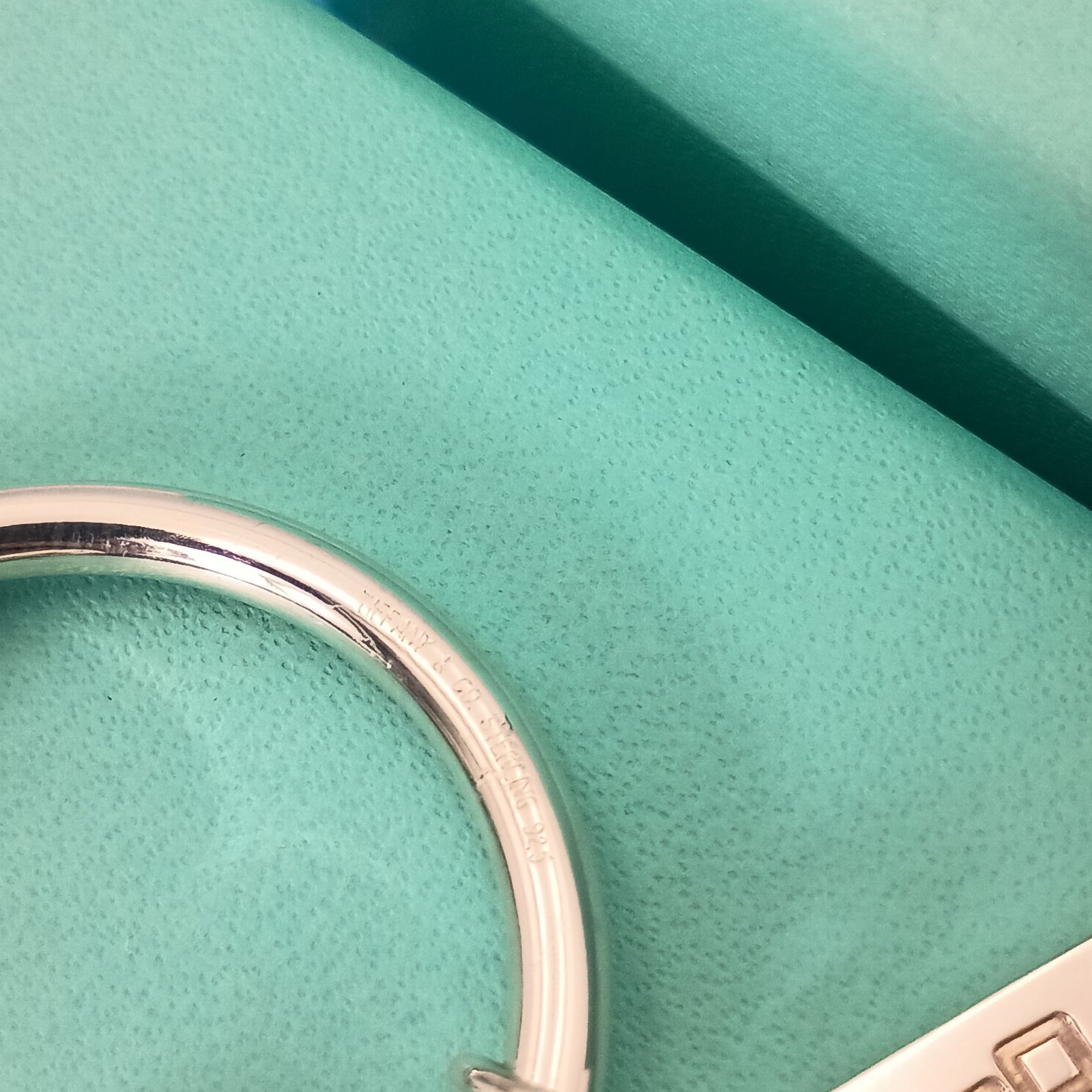 TIFFANY&Co. ティファニー ベースボール 野球 キーリング キーホルダー