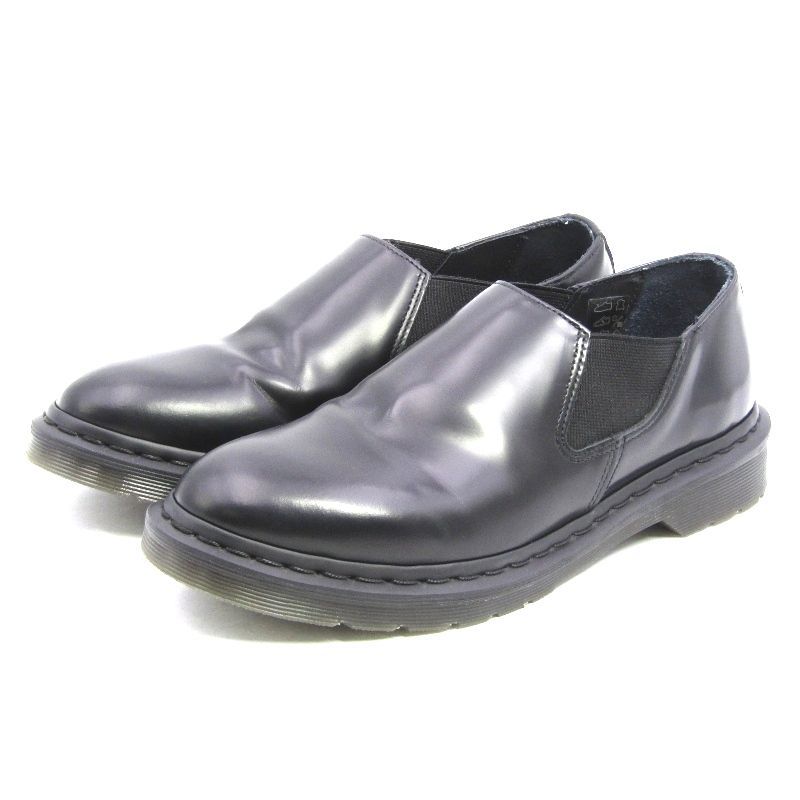 美品 Dr.Martens サイドゴア スリッポン UK6 シボ革 イングランド製 