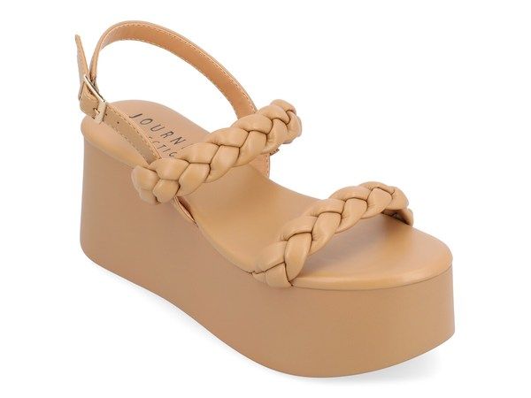 ジュルネ コレクション レディース シューズ サンダル プラットフォーム Journee Collection Zannah Platform Sandal Dark Brown ブラウン