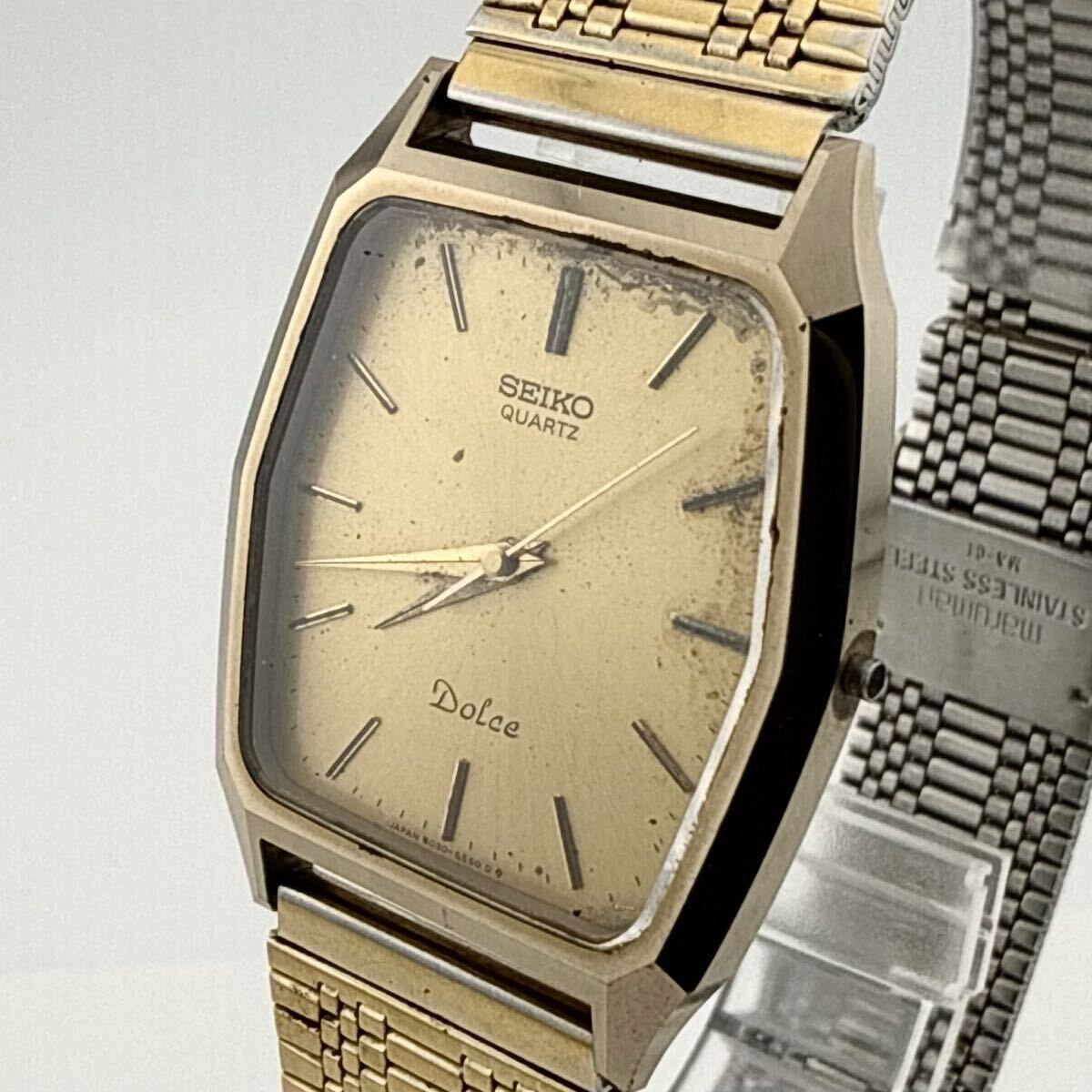 SEIKO 6030-5480 セイコー DOLCE ドルチェ NSAG 超硬質合金 メンズ 