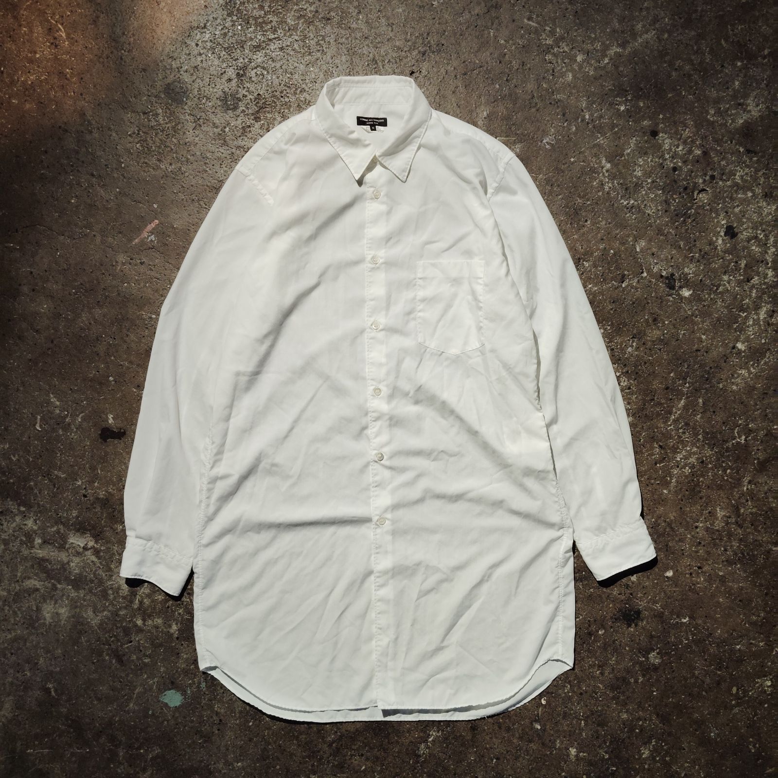 COMME des GARCONS HOMME PLUS 22aw エステルロングシャツ M 