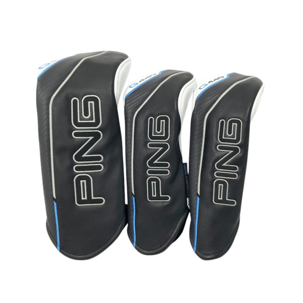 PING ピン  ヘッドカバー 3点セット G440  ブラック系 DR FW×2 [240101640441] ゴルフウェア ストスト PING ピン ヘッドカバー 3点セット G440 ブラック系 DR FW×2