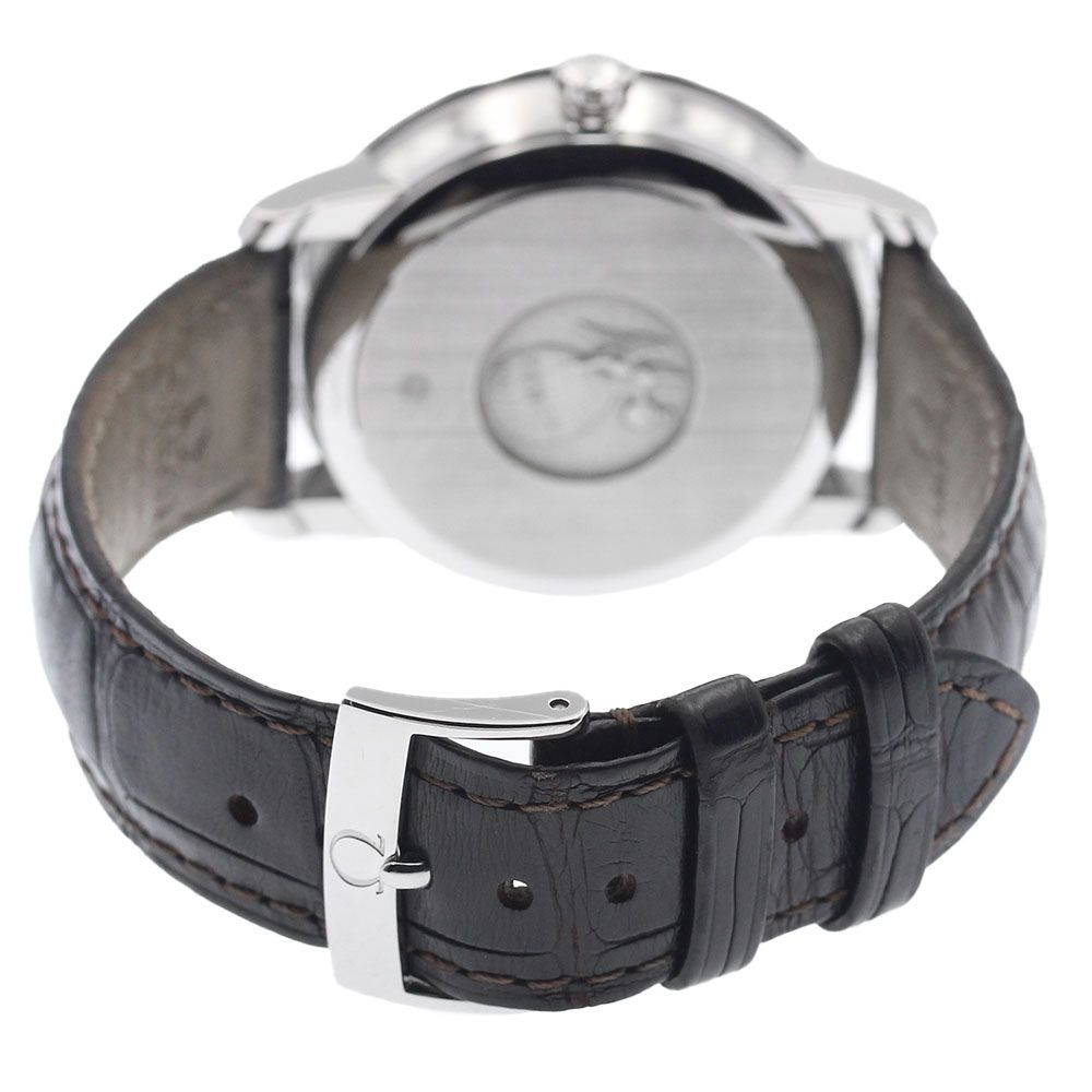  オメガ OMEGA 424.13.40.21.02.002 デビル プレステージ コーアクシャル パワーリザーブ デイト 自動巻き メンズ 箱 保証書付き_948488 男性向け 自動巻き時計 腕時計(アナログ)