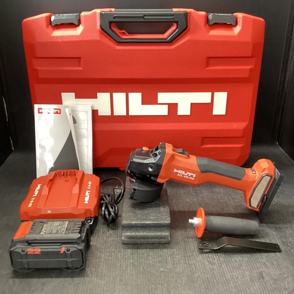 中古美品】HILTI/ヒルティ AG4S-22 充電式アングルグラインダー 中古美品】HILTI/ヒルティ AG4S-22 充電式アングルグラインダー