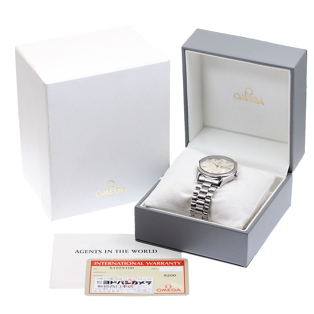  オメガ OMEGA 5122.31 クラシック デイデイト 自動巻き メンズ 箱 保証書付き_922496 ワンポイント 自動巻き時計 腕時計(アナログ)