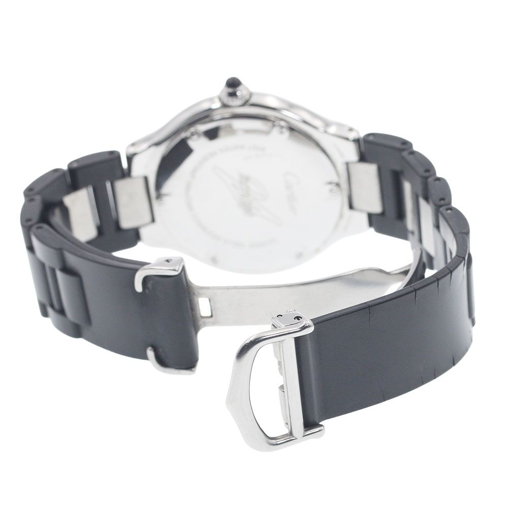  ベルトジャンク カルティエ CARTIER W10147U2 マスト21 オートスカフ デイト 自動巻き ボーイズ 保証書付き_944691 ワードローブ 自動巻き時計 腕時計(アナログ)