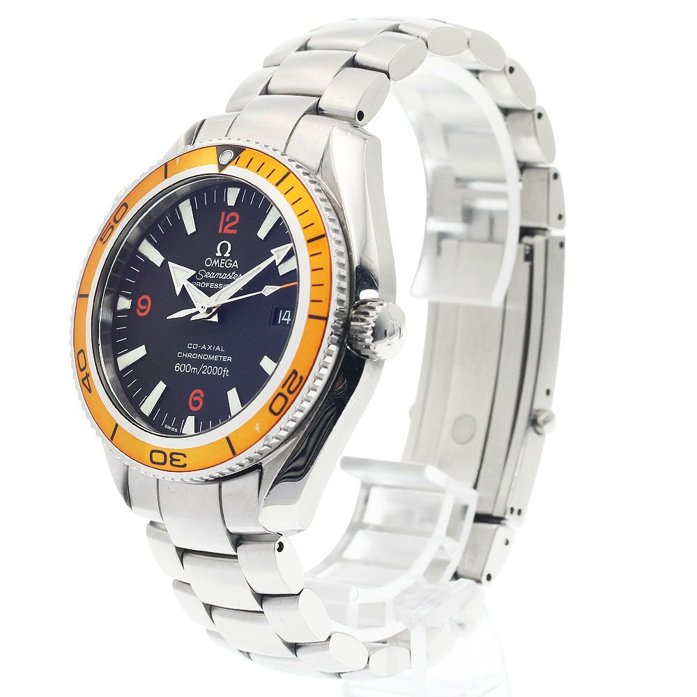  オメガ OMEGA 2209.50 シーマスター600 プラネットオーシャン デイト コーアクシャル 自動巻き メンズ _949062 グレー系 自動巻き時計 腕時計(アナログ)