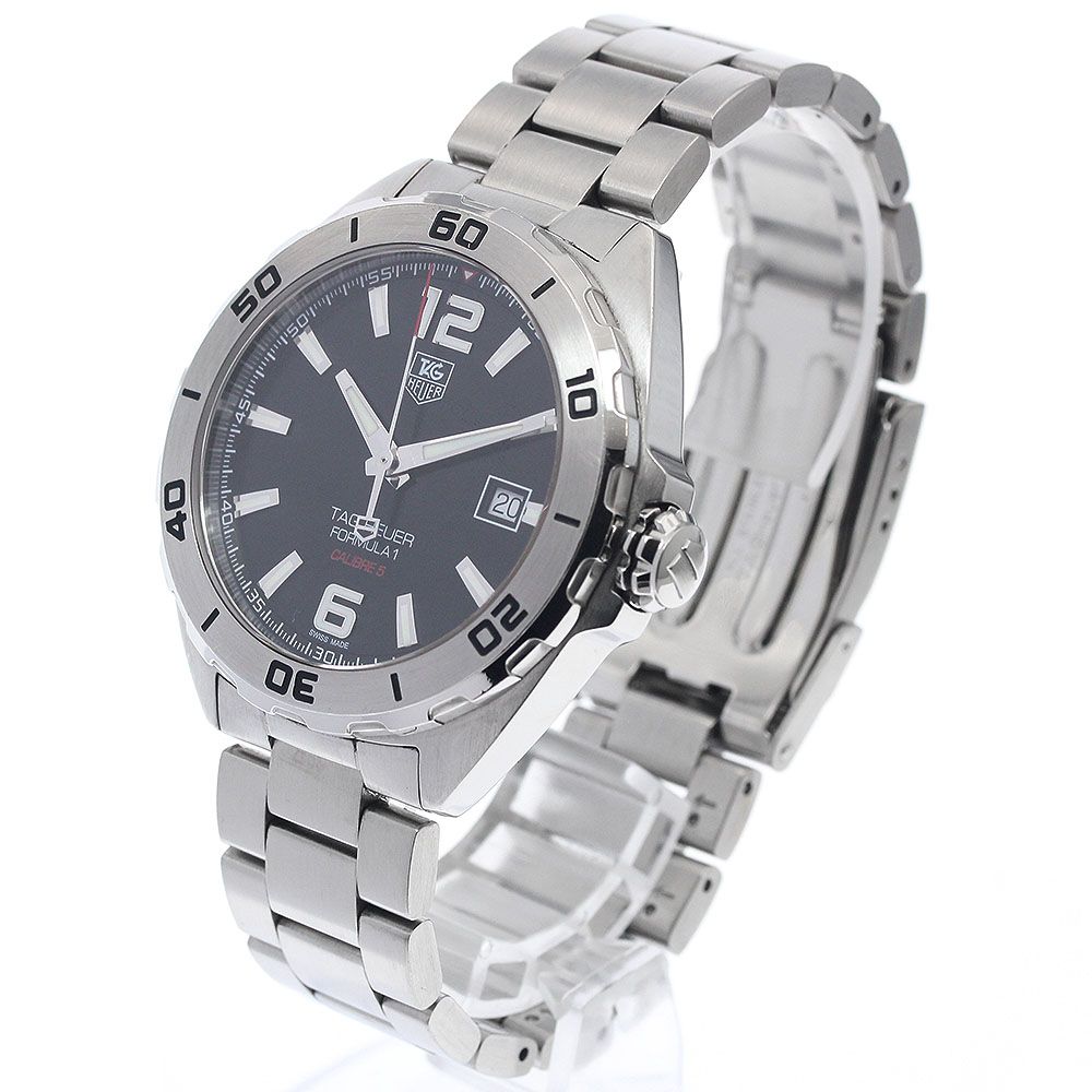  タグホイヤー TAG HEUER WAZ2113 フォーミュラー1 キャリバー5 デイト 自動巻き メンズ 保証書付き_947532 無地デザイン 自動巻き時計 腕時計(アナログ)