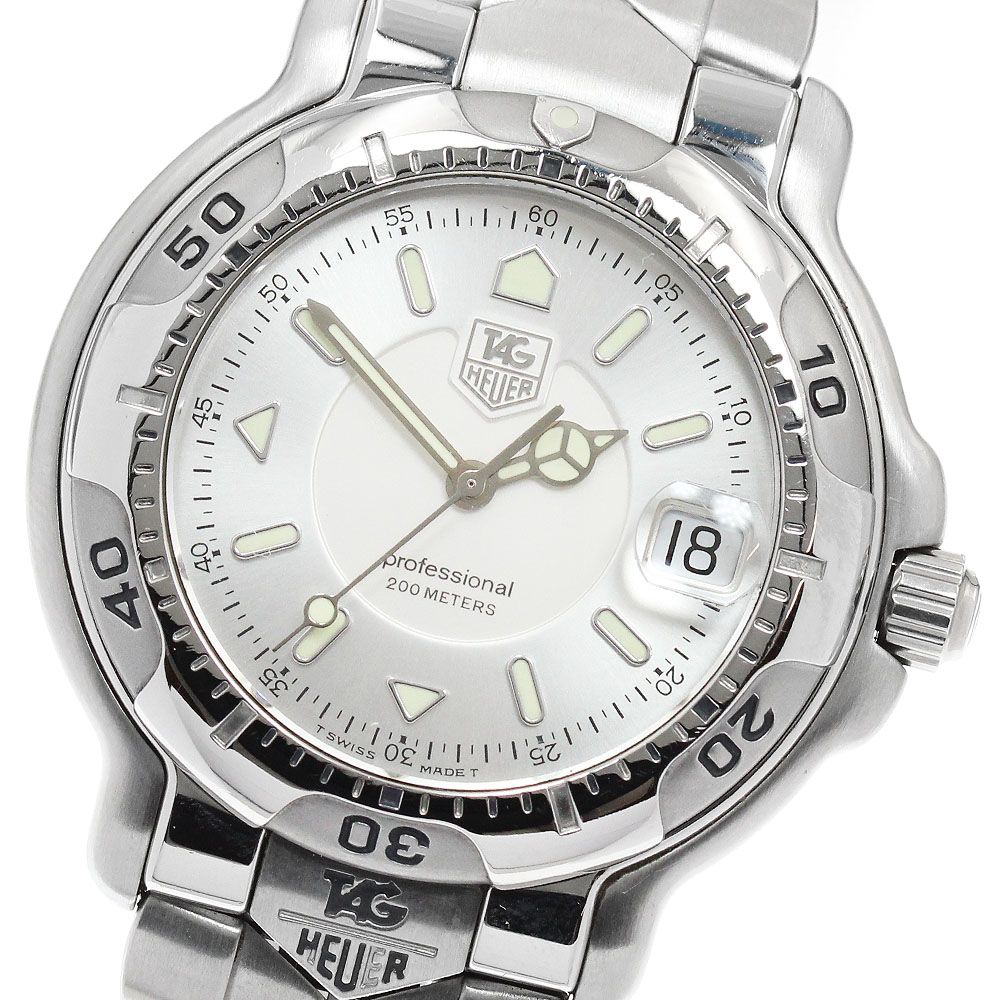 【稼働品】TAG HEUER WH1113-K1 メンズ腕時計 タグホイヤー TAG HEUER WH1113-K1 6000シリーズ デイト クォーツ