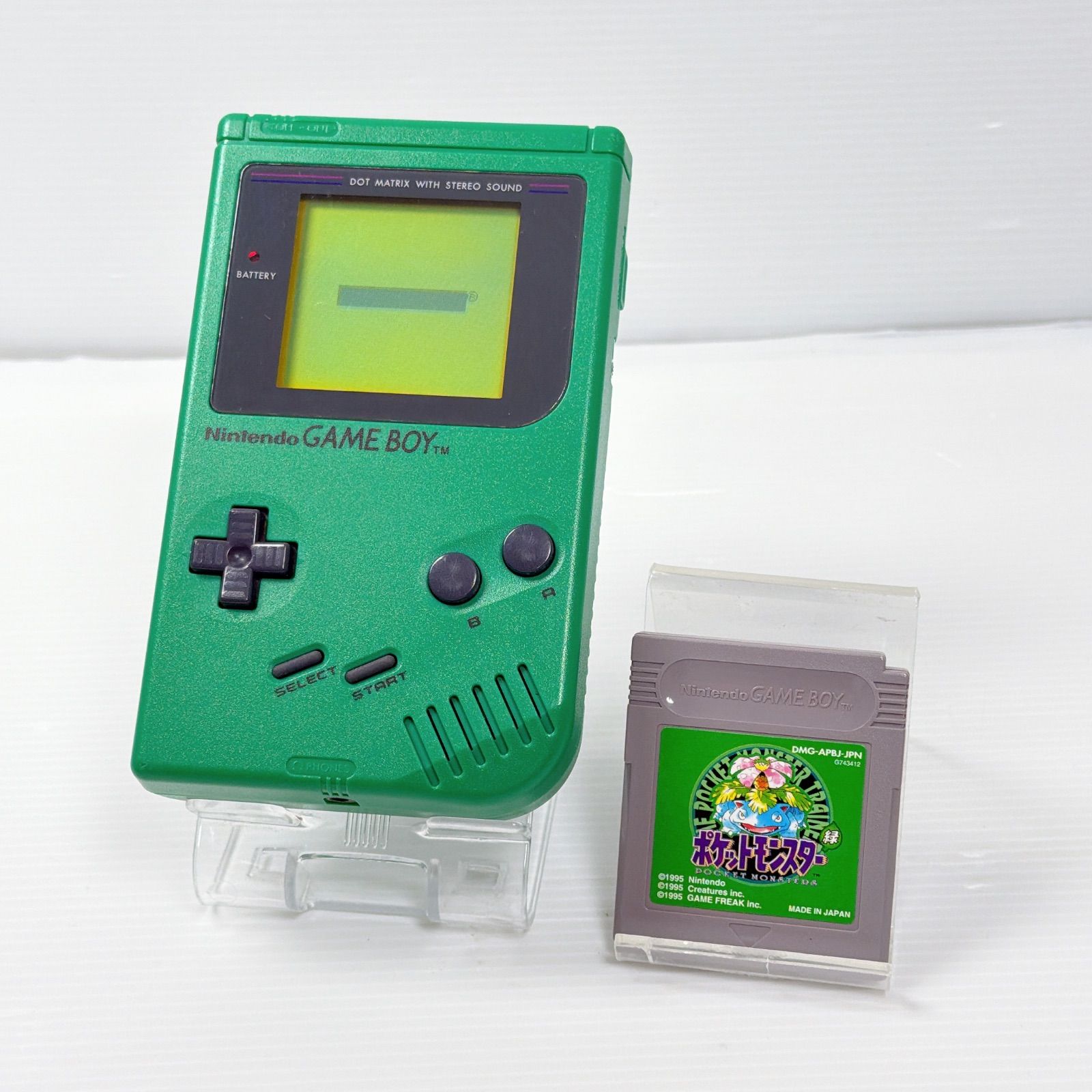 ゲームボーイブロス グリーン 外装美品 ポケットモンスター 緑 付き 