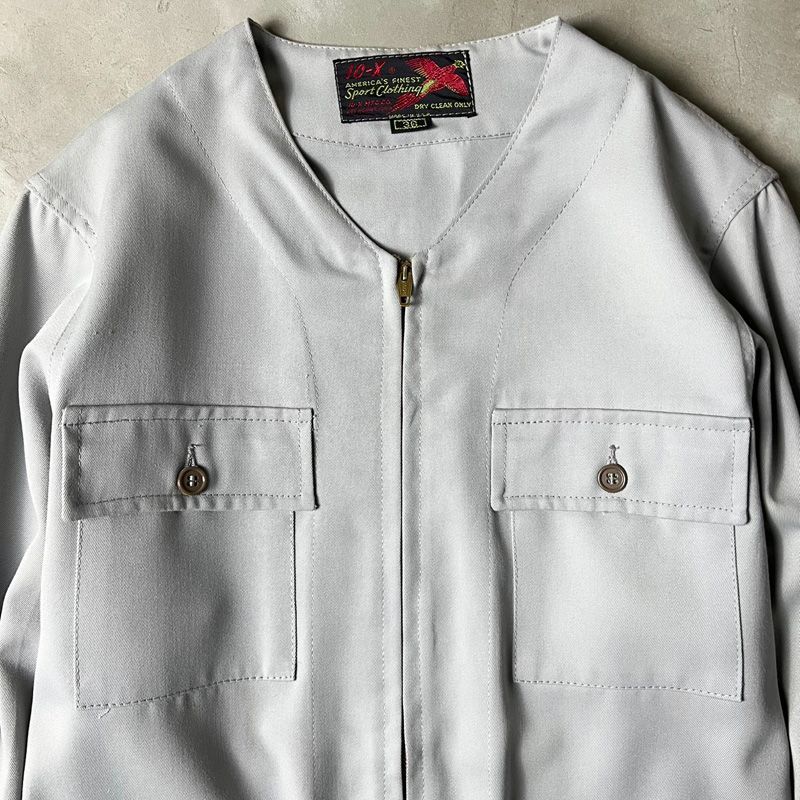 60s 70s USA製 10x ノーカラー ハンティング ジャケット 36 / 60年代