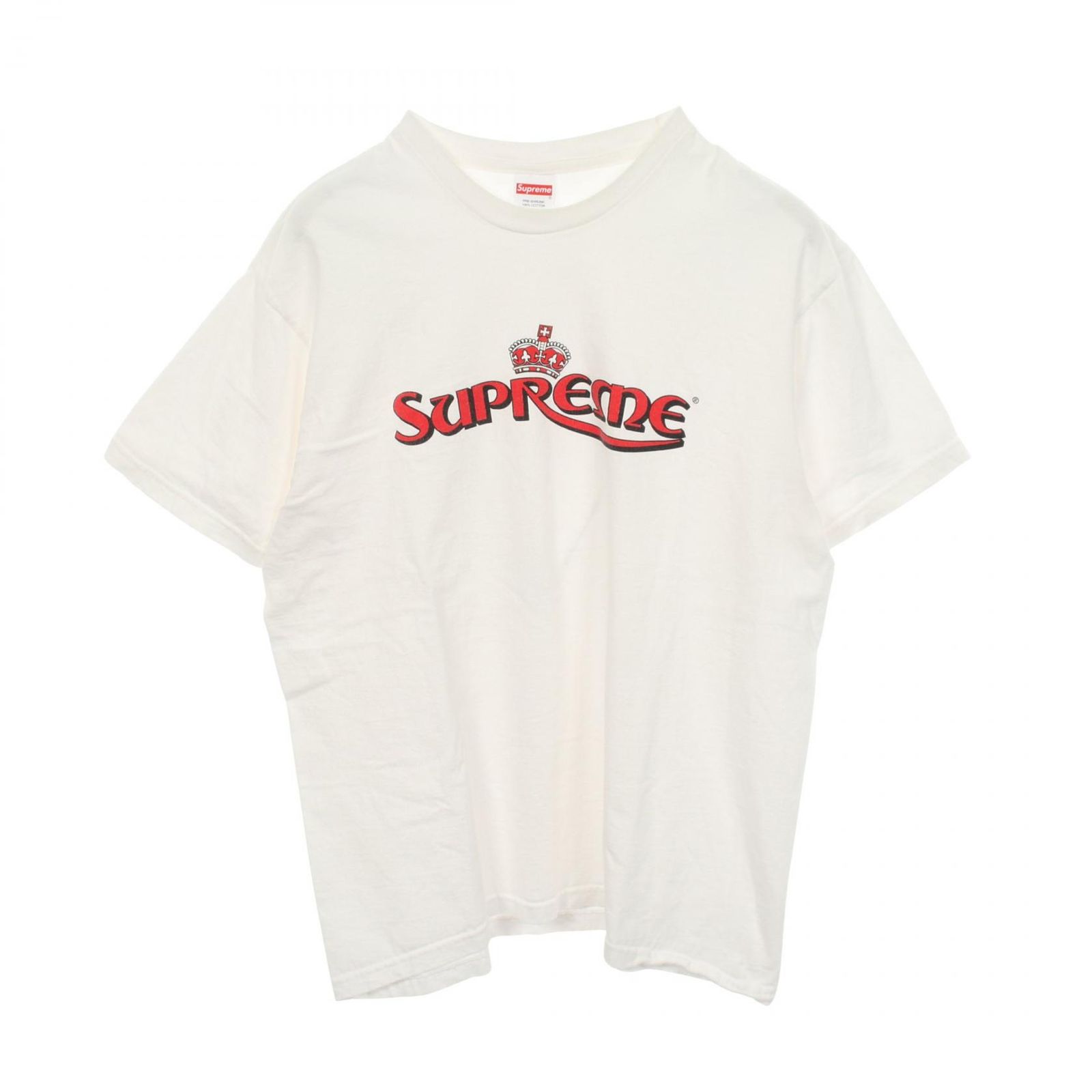 シュプリーム Supreme 半袖Tシャツ Crown Tee ホワイト コットン T