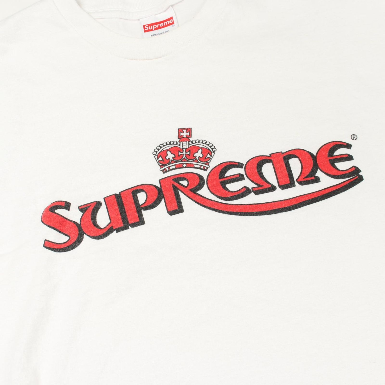 シュプリーム Supreme 半袖Tシャツ Crown Tee ホワイト コットン T 
