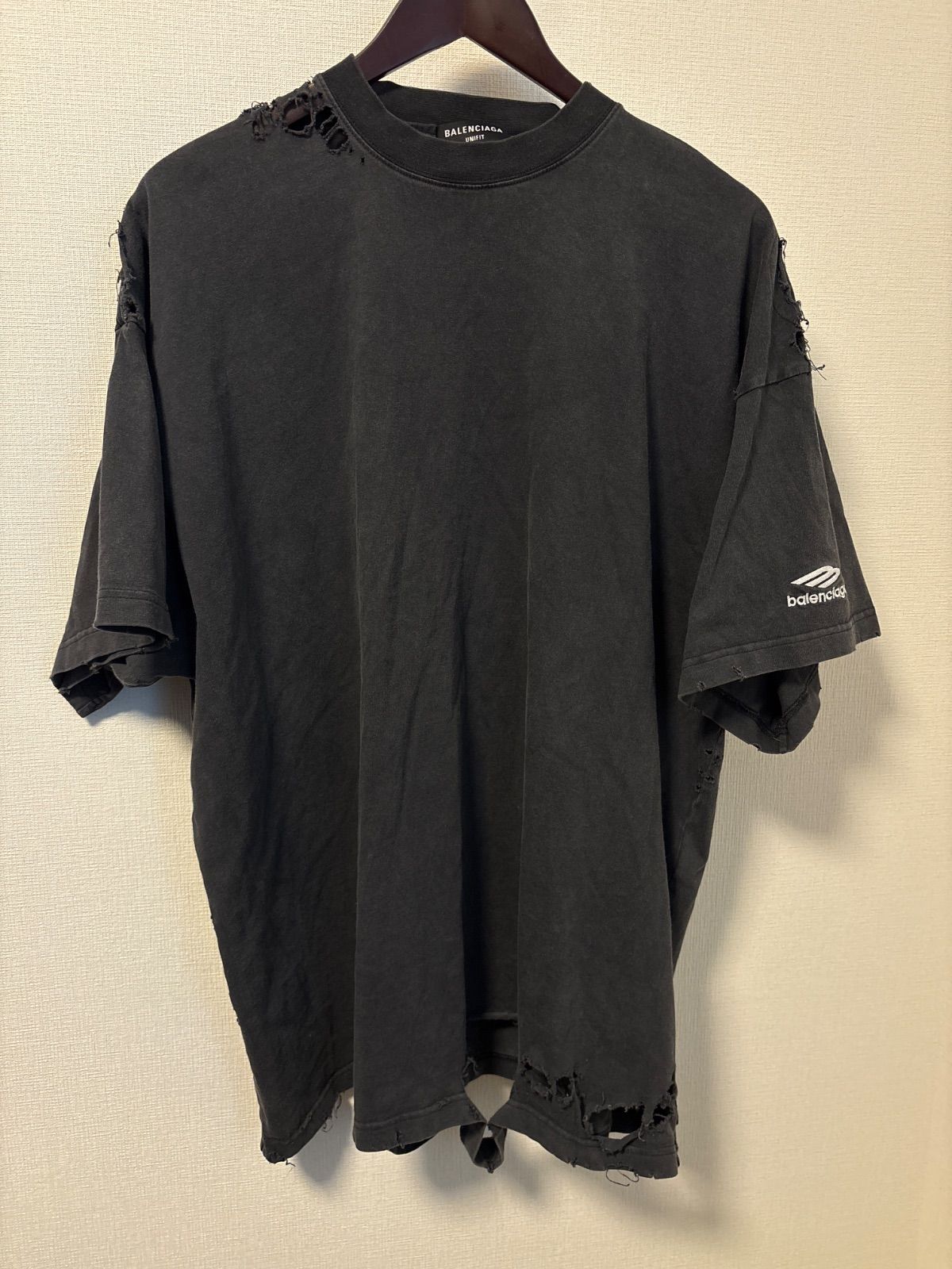 国内正規品】バレンシアガ スピードハンターズ リペア加工 Tシャツ 