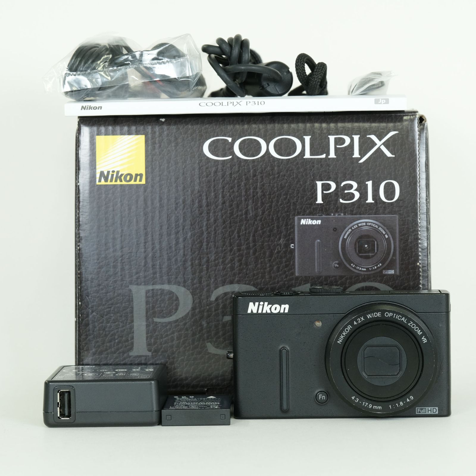 並品] Nikon COOLPIX P310 ブラック | コンパクトデジタルカメラ 
