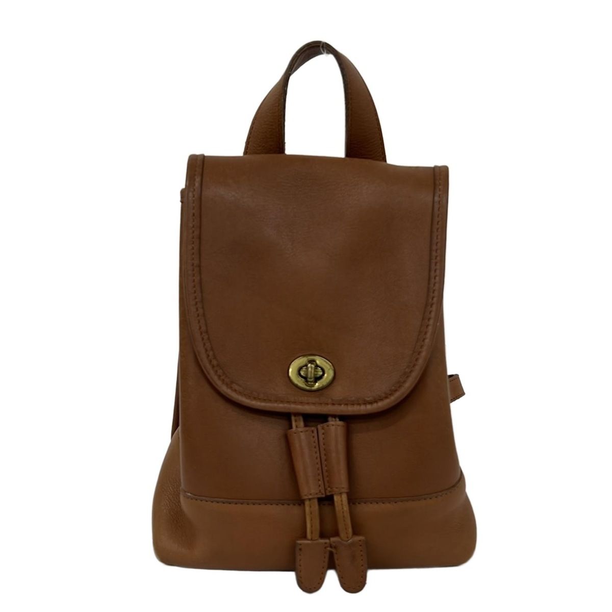 COACH(コーチ) リュックサック - 9960 ブラウン レザー - メルカリ