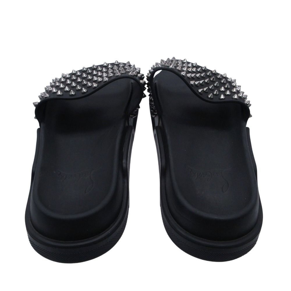 美品 Christian Louboutin スパイクスタッズスライドサンダル 【公式通販】