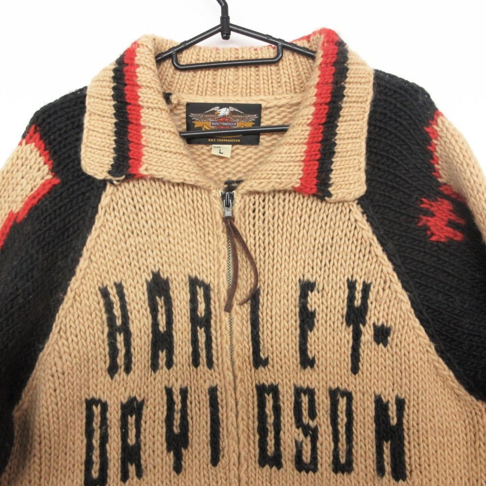 Harley-Davidson ハーレーダビッドソン カウチンニット Harley-Davidson ハーレーダビッドソン カウチンニット