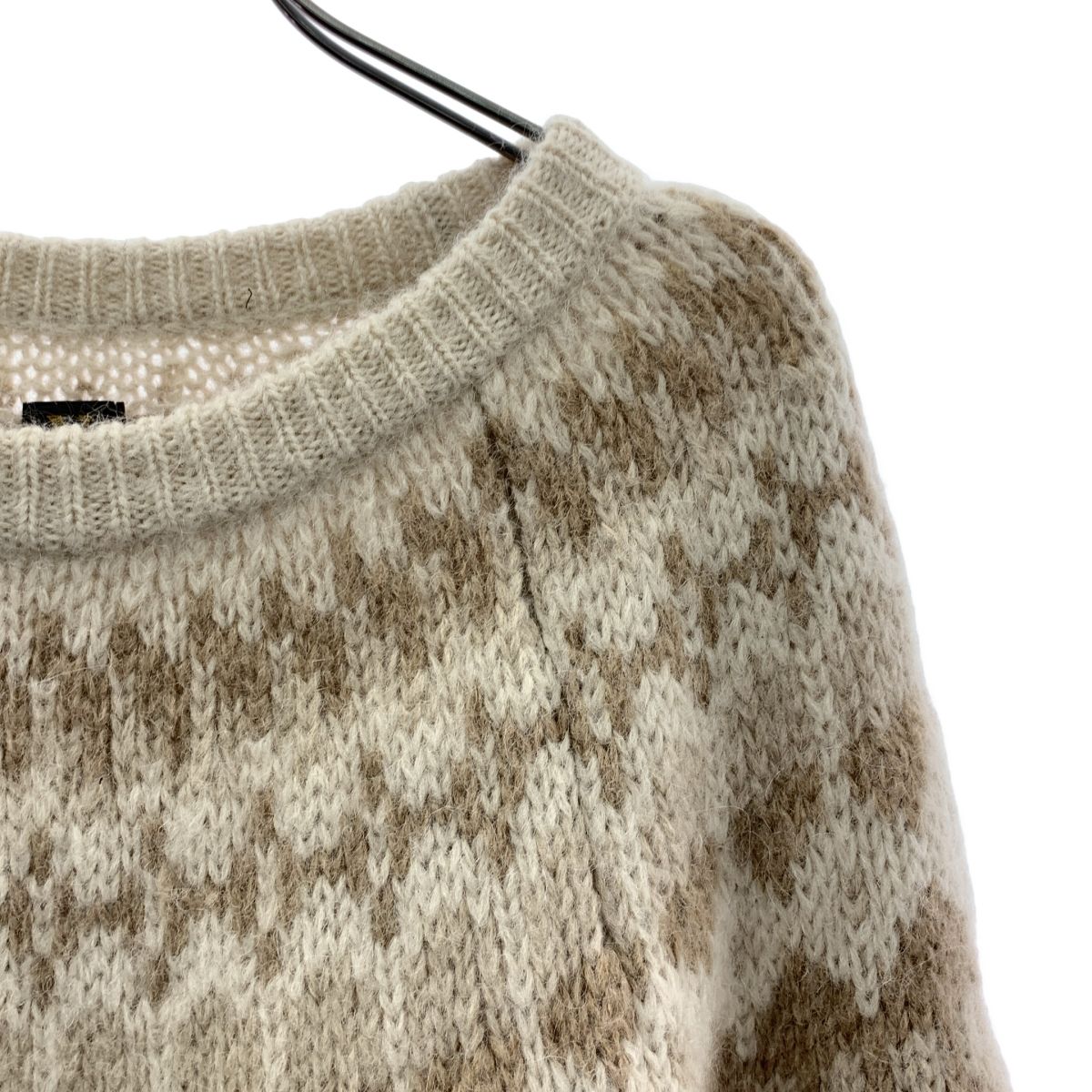 BATONER / バトナー | MOHAIR NORDIC CREW NECK / モヘヤ ウール 