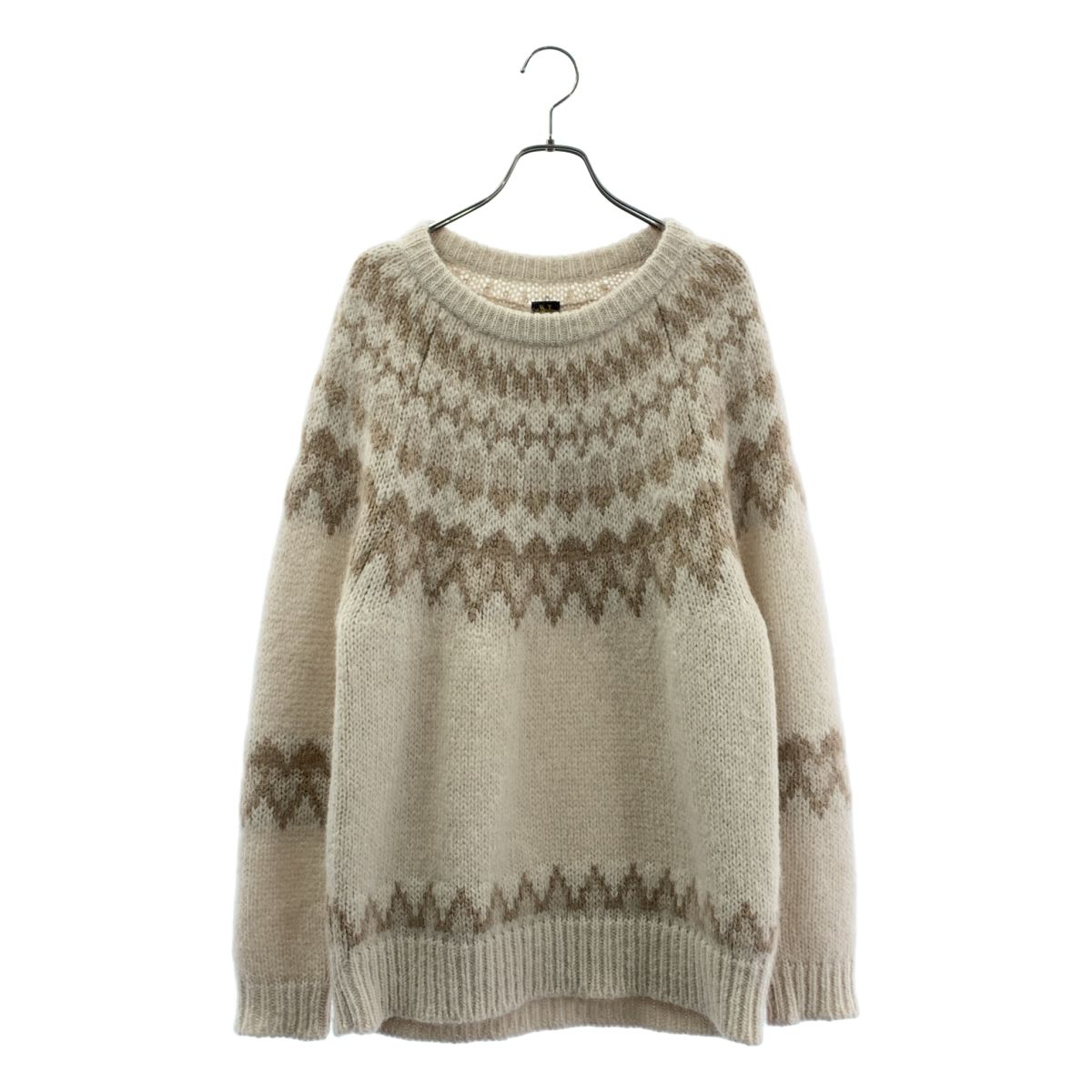 BATONER / バトナー | MOHAIR NORDIC CREW NECK / モヘヤ ウール 