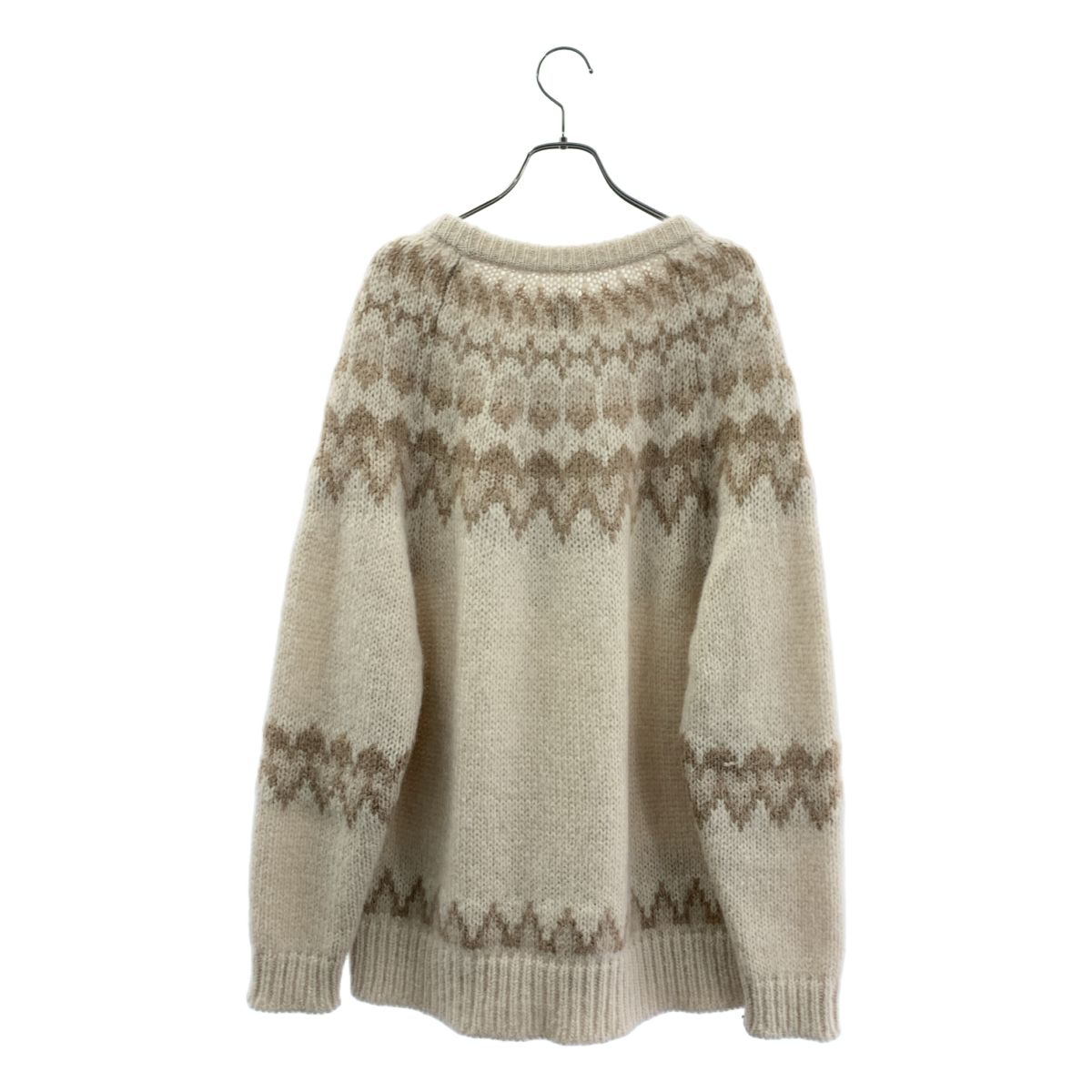 BATONER / バトナー | MOHAIR NORDIC CREW NECK / モヘヤ ウール 