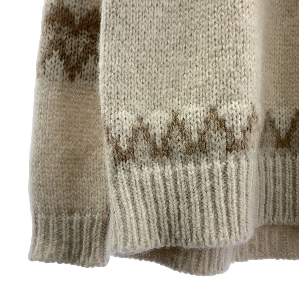 BATONER / バトナー | MOHAIR NORDIC CREW NECK / モヘヤ ウール 