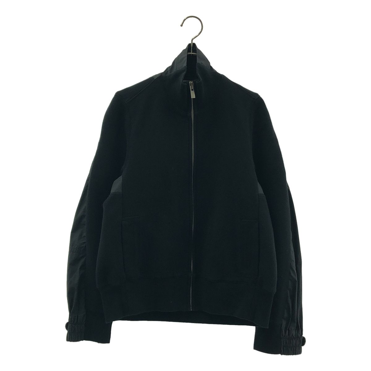 sacai / サカイ | 異素材 ドッキング ブルゾン ジャケット | 1