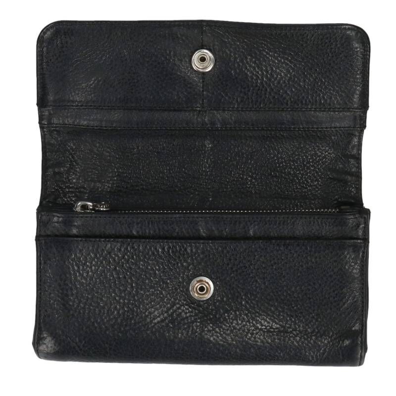 クロムハーツ JUDY/ジュディ クロスボタンレザーウォレット財布 メンズ