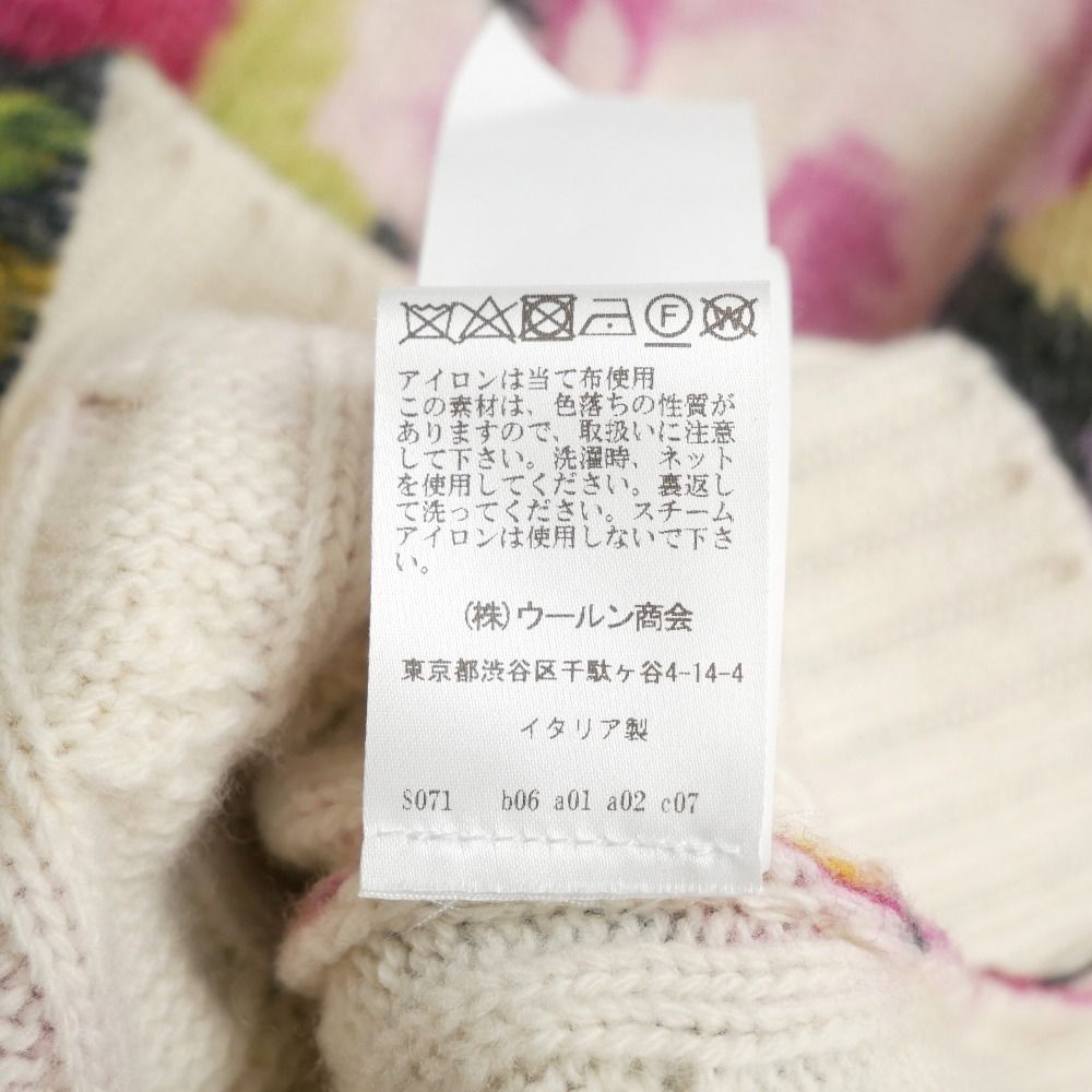 □美品□Blumarine ブルマリン ニット サイズ38/XS 花柄 セーター 