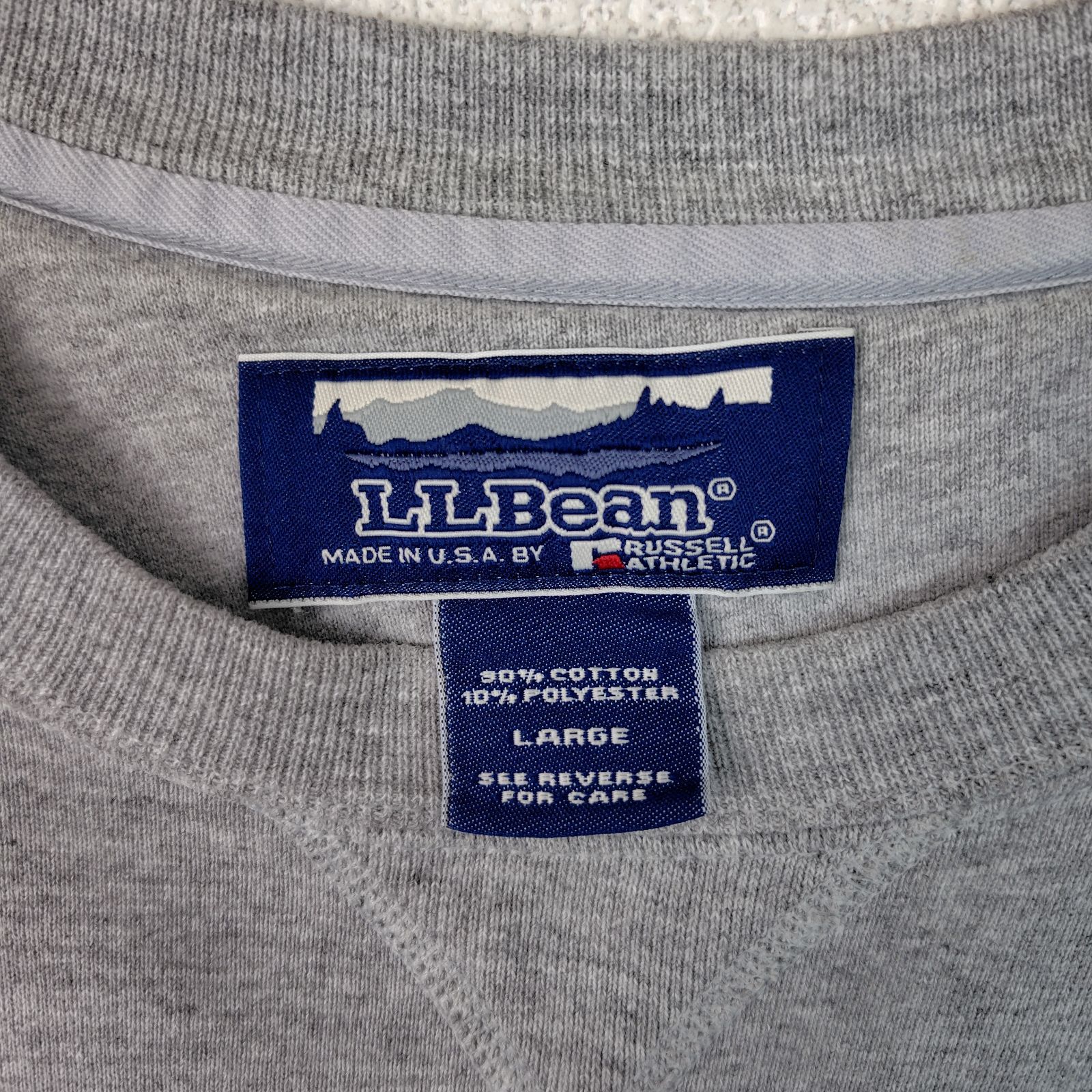 90s L.L.Bean ラッセル コラボ US製 エルエルビーン スウェット ロゴ 
