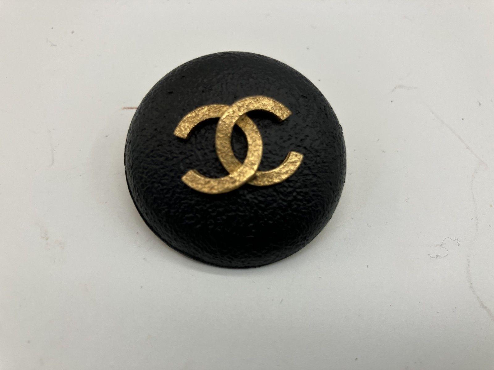 CHANEL ココマーク 93A イヤリング ブラック ゴールド 大ぶり 3.7cm 