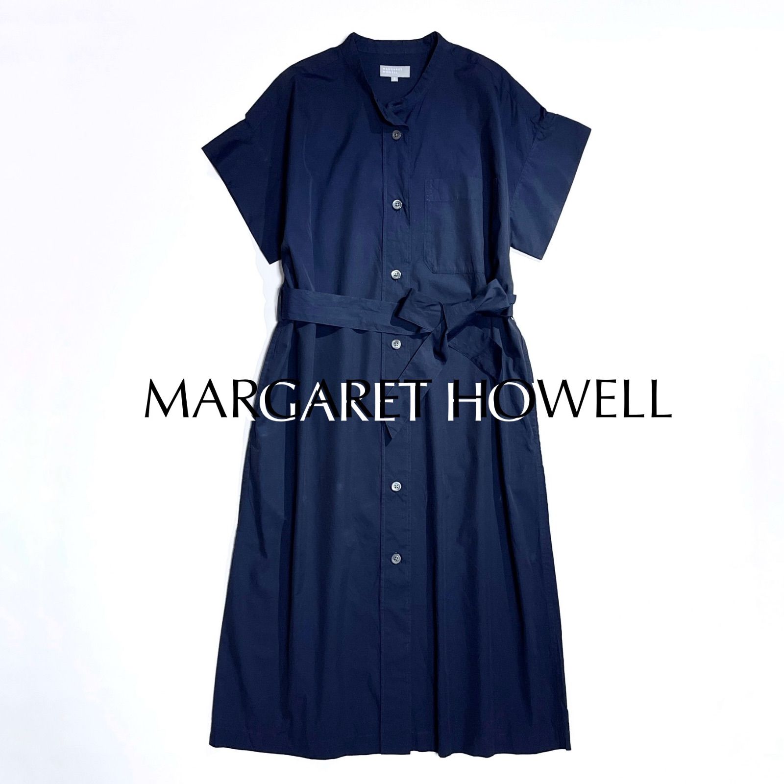 cW05 MARGARET HOWELL 2023SS コットンシルクCHAMBRAY cW05 MARGARET HOWELL 2023SS コットンシルクCHAMBRAY