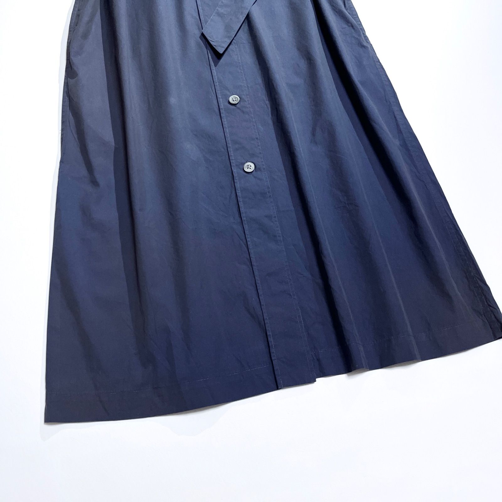 kW05 MARGARET HOWELL 2023SS コットンシルクCHAMBRAY ワンピース 