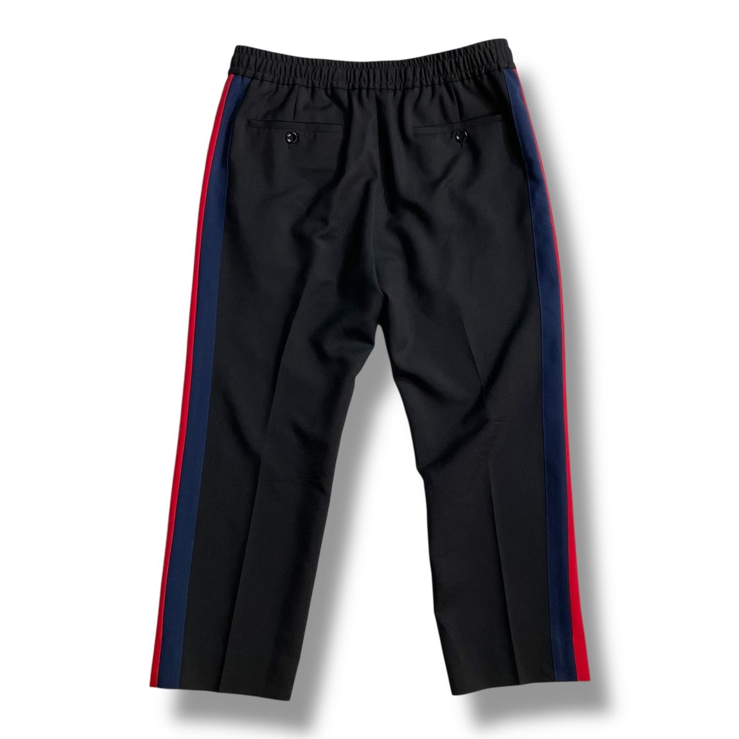 GUCCI グッチ シェリーライン ウールクロップドパンツ スラックス 