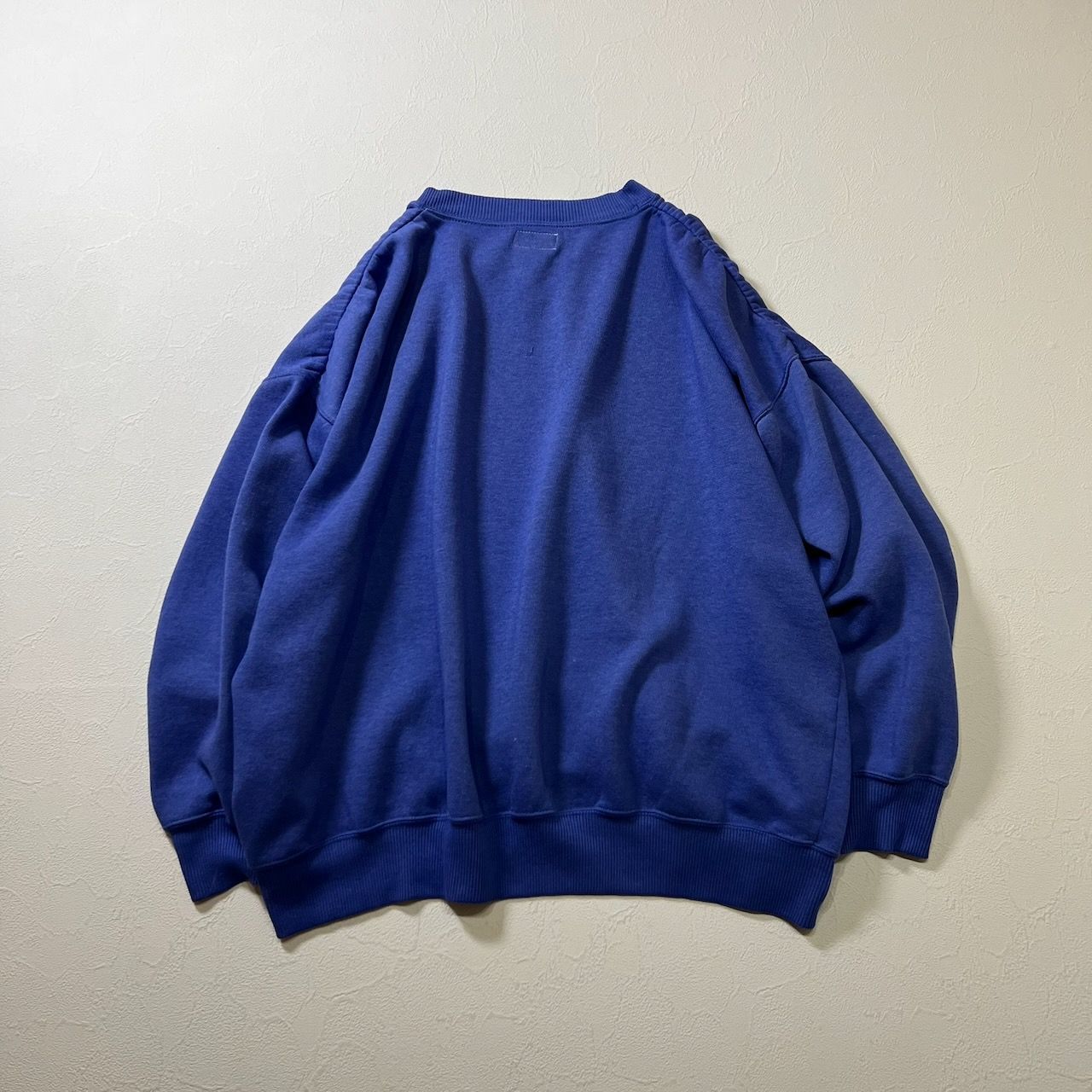 90s～ Reebok SPORT フェード 肩ギャザー 刺繍ロゴ スウェット 