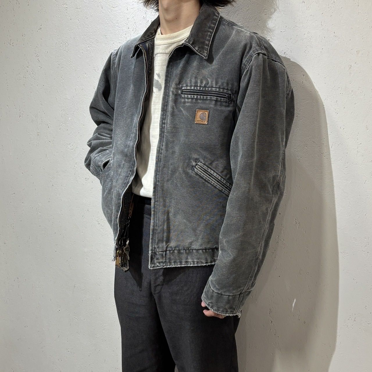 Carhartt】00s Detroit Jacket PTL Made in USA Size L 