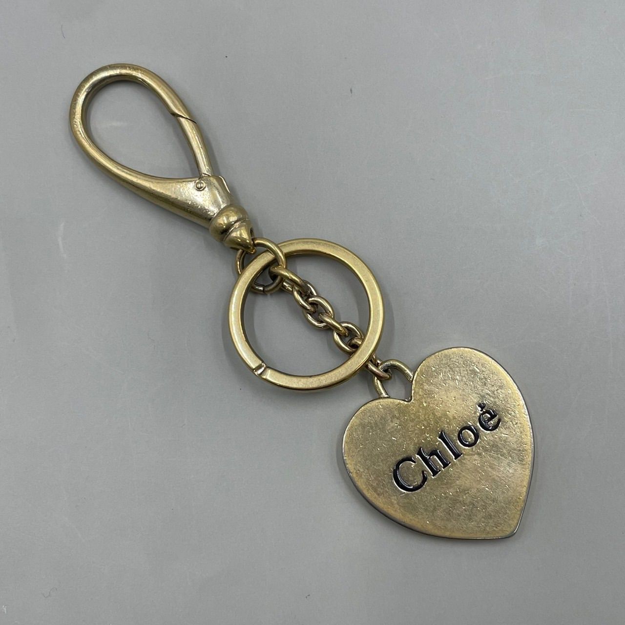 Chloe クロエ キーリング キーホルダー バッグチャーム ハート ロゴ