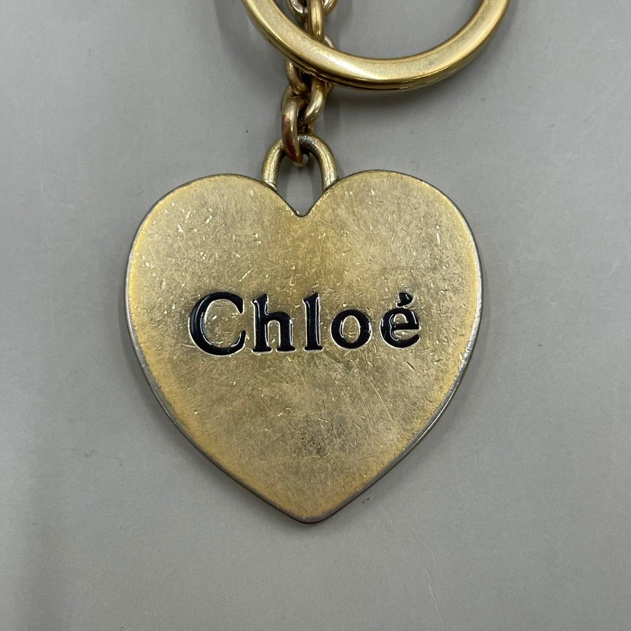 Chloe クロエ キーリング キーホルダー バッグチャーム ハート ロゴ